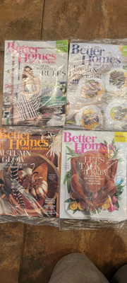 Lot of 13 Better Homes & Gardens 2015, 2016, 2017 Magazines 11 still in sleeves.-image
