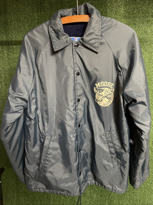 Vintage 80s Champion Jacket Made In U.S.A Size Medium Moose Lodge-image