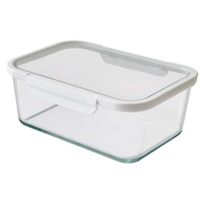 Better Homes & Gardens 10Cup Rectangle Glass Food Storage Container-image