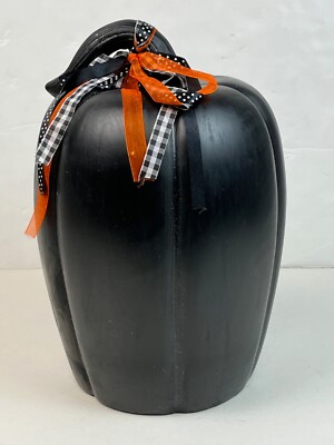 Design Imports DII Chalboard Style Decorative Pumpkin Halloween Fall Decoration-image