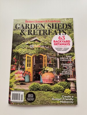 Better Homes & Gardens: Garden Sheds & Retreats Special Issue New 2024 Free Ship-image