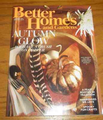 Better Homes & Gardens Magazine- October , 2016, Back Issue-image