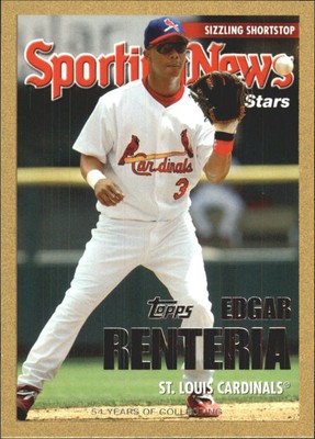 2005 (CARDINALS) Topps Gold #721 Edgar Renteria AS /2005-image