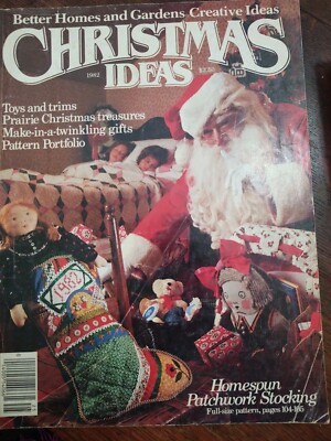 BETTER HOMES and GARDENS Creative Ideas Christmas Ideas Magazine 1982-image