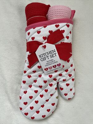 NWT Kitchen Gift Set, Potholder & 2 Kitchen Towels-image