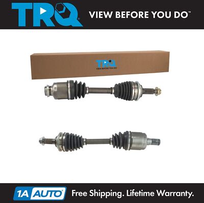TRQ New Complete Front CV Axle Shaft Assembly Kit Pair for Fusion Milan 3.0L AT-image