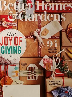 Better Homes and Gardens Magazine December 2020 The Joy of Giving-image