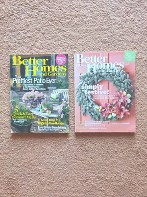 Better Homes And Gardens Magazine 2007 & 2010 Lot Of 2-image