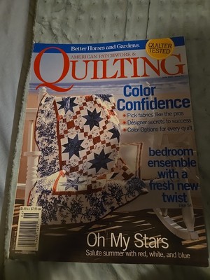 Better Homes & Gardens American Patchwork & Quilting Magazine June 2005 #74, Vtg-image