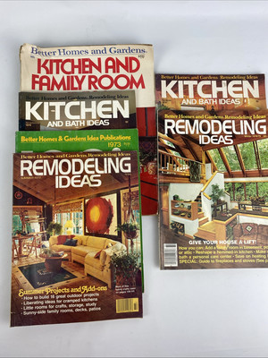 Vintage Better Homes & Gardens magazines 1970s (lot of 6)-image