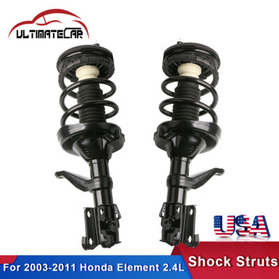 2Pcs Front Complete Shock Struts Assembly For 2003-2011 Honda Element 2.4L-image
