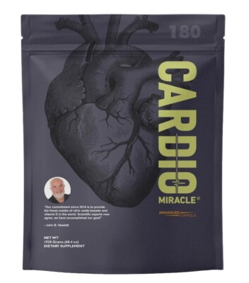 Mega Bag 180 SERVINGS Cardio Miracle The Complete Nitric Oxide Solution --image