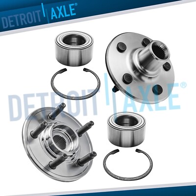 (2) Rear Wheel Bearings and Hubs Assembly for Ford Explorer Mercury Mountaineer-image
