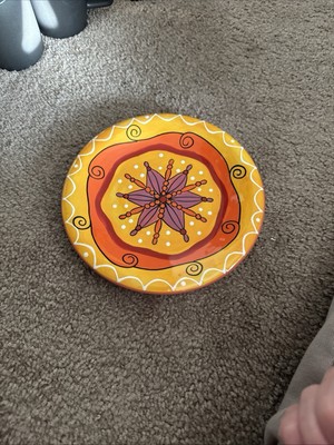 Pier 1 Imports Starflower  Hand Painted Ironstone 8-1/4