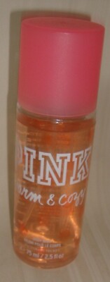 VICTORIA'S SECRET PINK Warm & Cozy Body Mist Fragance Travel Size 2.5 Fl oz RARE-image