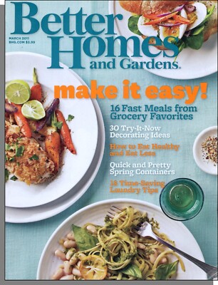 Better Homes and Gardens - 2011, March - 16 Fast Meals From Grocery Favorites-image