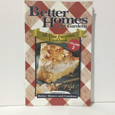Better Homes and Gardens All-Time Favorite Cookbook Magazine Illust Free Ship-image