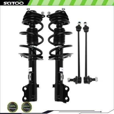 For Kia Optima 2011-2012 Front Complete Struts Sway Bar End Link Kits-image