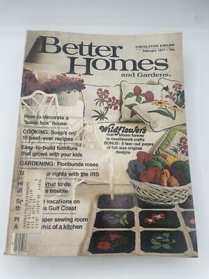 Better Homes and Gardens February 1977 Magazine Vintage-image