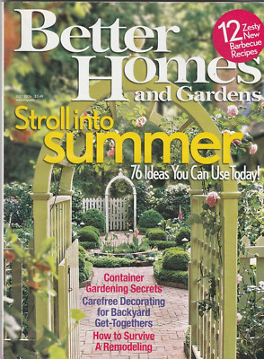 Better Homes and Gardens Magazine July 2006-image