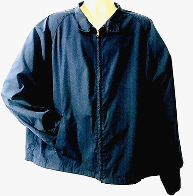 English Squire Vintage Jacket Racer Mechanic 54 L Mens Blue Work Wind Rain USA-image