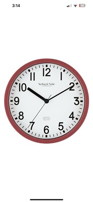 Analog Large Round Surface Modern Wall Clock 8.78
