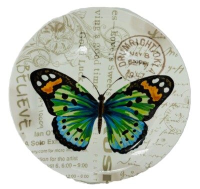 Pier 1 Import Beige Ironstone Salad Plate 9