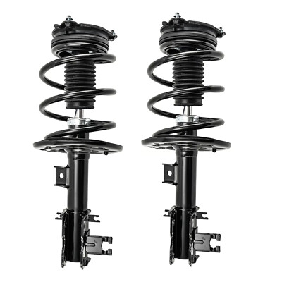 Qty2 Fits 2013-2017 Nissan Altima Front Complete Strut Assembly Shock Spring-image