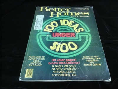 Better Homes and Gardens Magazine July 1977 100 Ideas Under $100-image