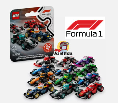 LEGO Formula F1 Collectible Race Cars 71049 - Complete Set of 12 🔥IN STOCK 🔥-image