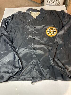 Vintage West Wind Boston Bruins Jacket Size XL NHL Hockey-image