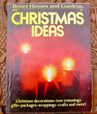Oversized Better Homes Christmas Ideas 1973 Magazine Flowerpops Caramel Snappers-image