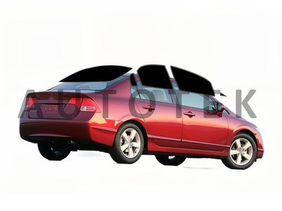 Computerized Custom PreCut 2Ply Window Tint Film Kit For 06-11 Honda Civic Sedan-image