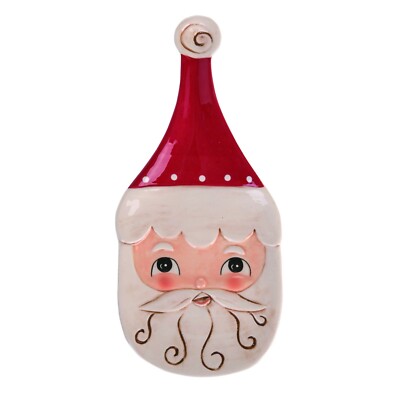 Transpac Imports - Johanna Parker Designs - Nostalgic Santa Spoon Rest - Y5483-image