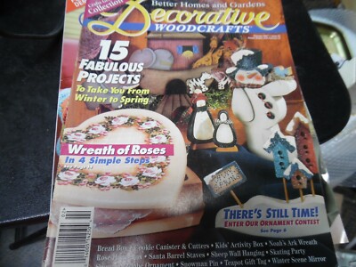 Better Homes & Gardens Decorative Woodcrafts magazine February 1997-image