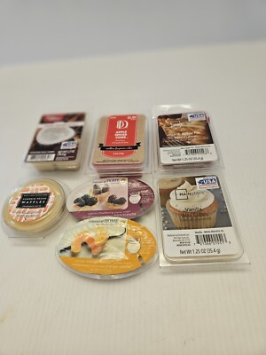 fragrance wax melt lot (7) bath & body/colonial at home/mainstays/better homes-image