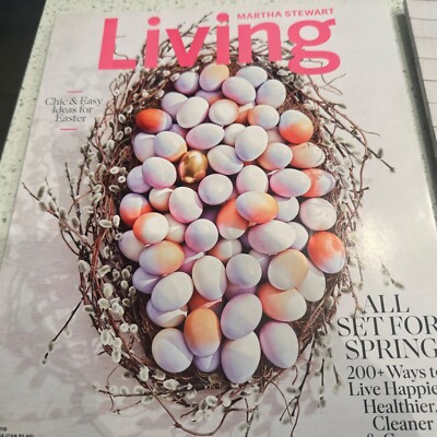 Martha Stewart Living Mostly Springtime Lot Plus A Better Homes Spring Magazine-image