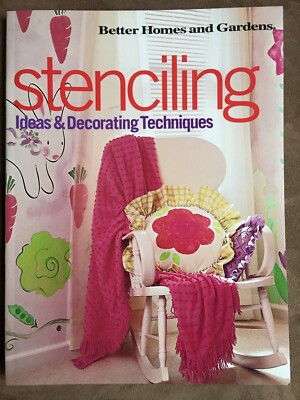 Better Homes And Gardens, Stenceling Ideas & Decorting Techniques, Paperback-image