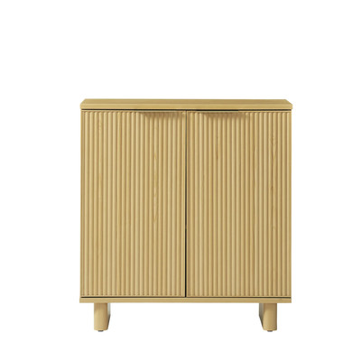 Better Homes & Gardens BHS436278705002 Lillian Fluted Accent Cabinet, Natural-image
