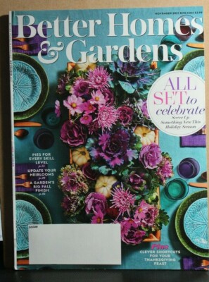 Better Homes & Gardens Magazine Nov 2021 pies for every skill level +-image