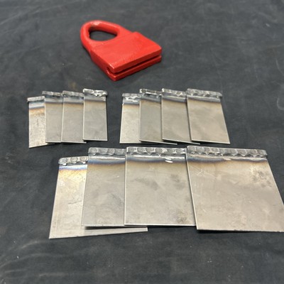 0800 Pull Clamp And Weld Complete 12 Plates Universal Replacement Plate Kit-image