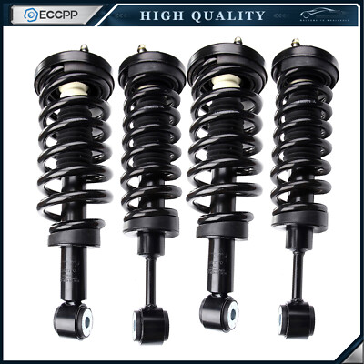 For 03-06 Ford Expedition Lincoln Navigator 4 Front & Rear Complete Strut Spring-image