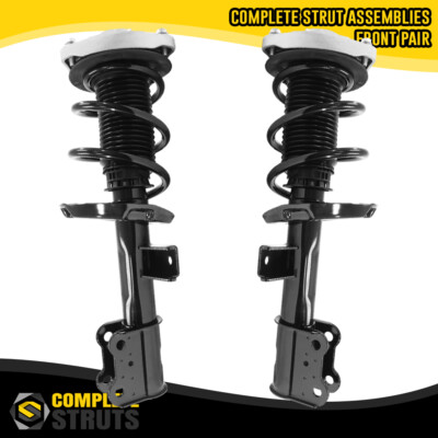 2014-2018 Mercedes CLA250 FWD Front Pair Complete Strut & Coil Spring Assemblies-image