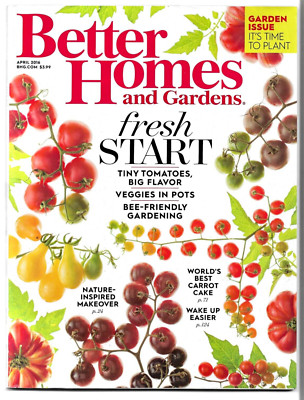 Better Homes and Gardens Magazine April 2016-image