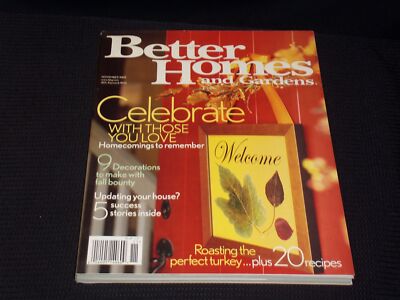2003 NOVEMBER BETTER HOMES & GARDENS MAGAZINE - CELEBRATE WITH LOVE - E 4484-image