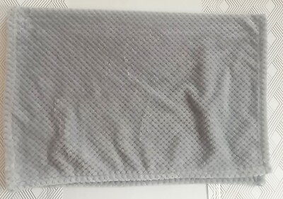Adirondack Baby Blanket My Cozy Baby 30x40 Gray Squares Unisex Security Lovey -image