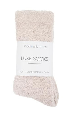  Plush Cozy Knit Socks | Super Soft Comfortable Fuzzy Luxe Socks One Size 1-pair-image