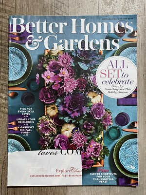 Better Homes & Gardens November 2021 Magazine All Set To Celebrate-image