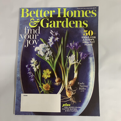 Better Homes & Gardens Magazine February 2021 Find Your Joy Happy Healthy Home -image