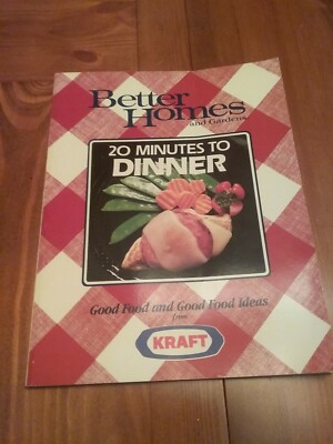 vintage 1st Edition of Kraft better homes and garden 20 mins to dinner ..1990-image